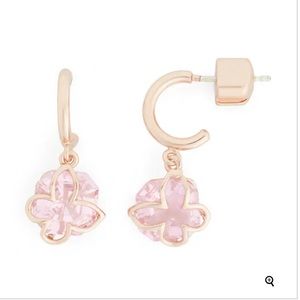 KATE SPADE BUTTERFLY HUGGIE EARRINGS